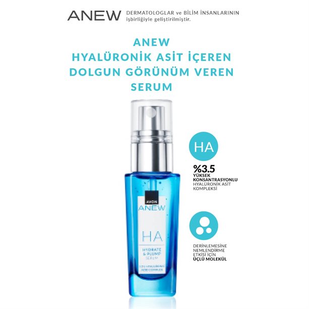 Anew Hyalüronik Asit İçeren Dolgun Görünüm Veren Serum 30ml