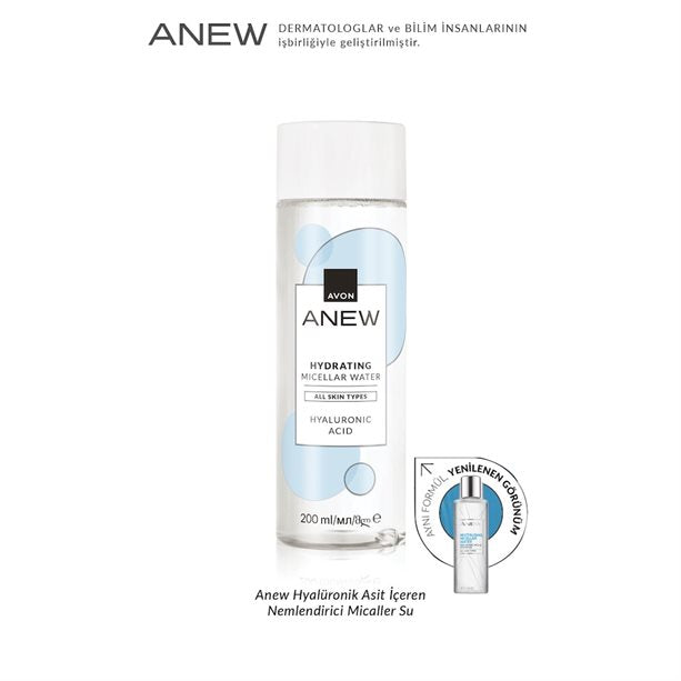 Anew Hyalüronik Asit İçeren Nemlendirici Micellar Su 200ml