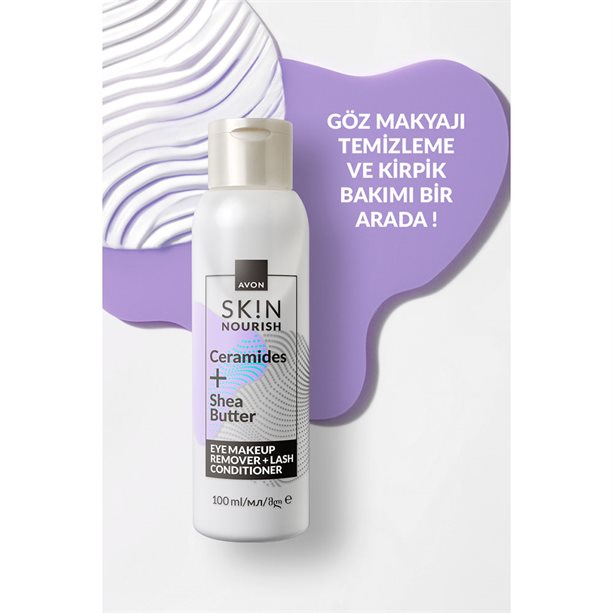 Avon Skin Besleyici Göz Makyajı Temizleyici,Kirpik Bakım Kremi