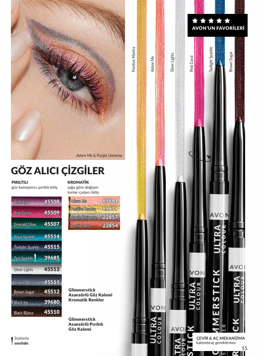 Glimmerstick Asansörlü Pırıltılı Göz Kalemi
