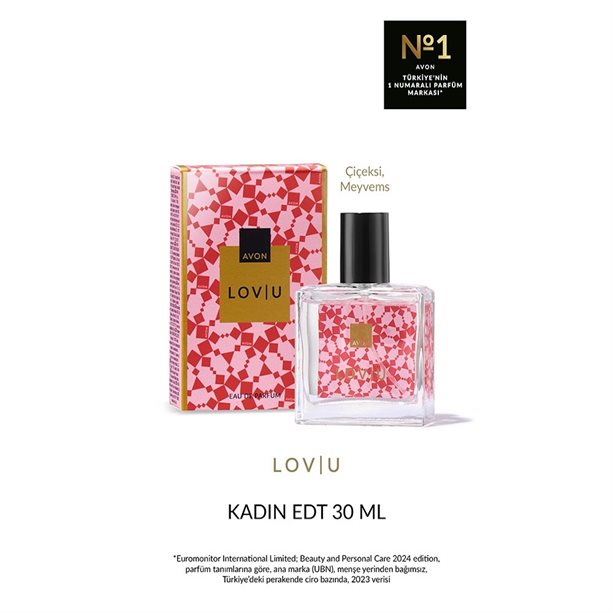 Lov U EDP Kadın Parfüm 30ml
