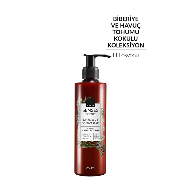 Senses Essence Biberiye ve Havuç Tohumu Kokulu Nemlendirici El Kremi 250ml