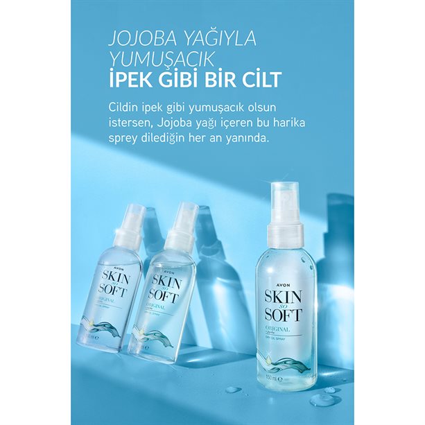 Skin So Soft Jojoba Yağı İçeren Sprey Vücut Yağı 250ml