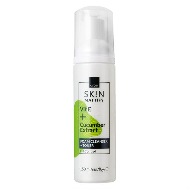 AVON SK!N Mat Görünüm Veren Köpük Temizleyici + Tonik 150ml