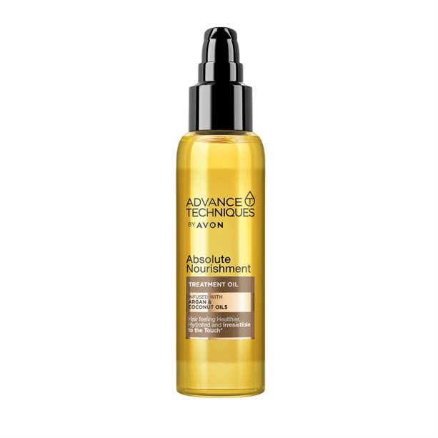 Advance Techniques by Avon Argan ve Hindistan Cevizi Yağı İçeren Saç Bakım Yağı 100ml
