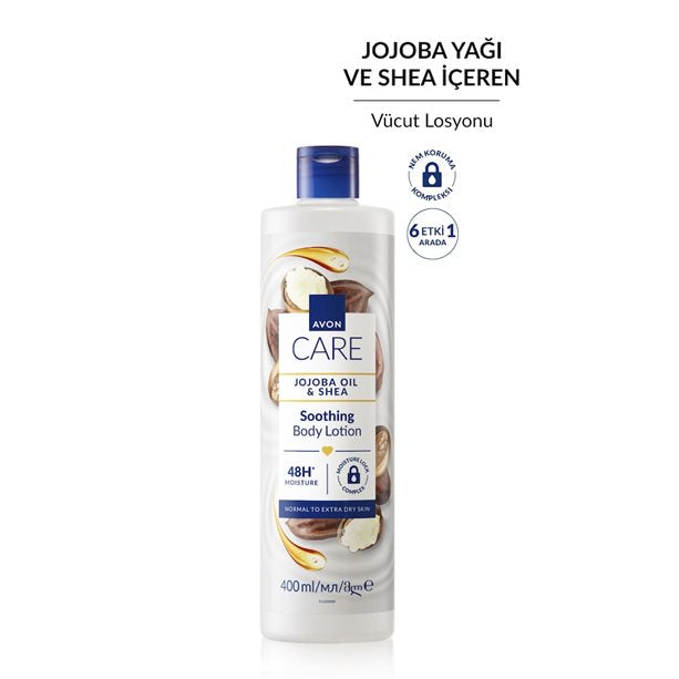 Avon Care Jojoba Yağı ve Shea İçeren Vücut Losyonu 400ml