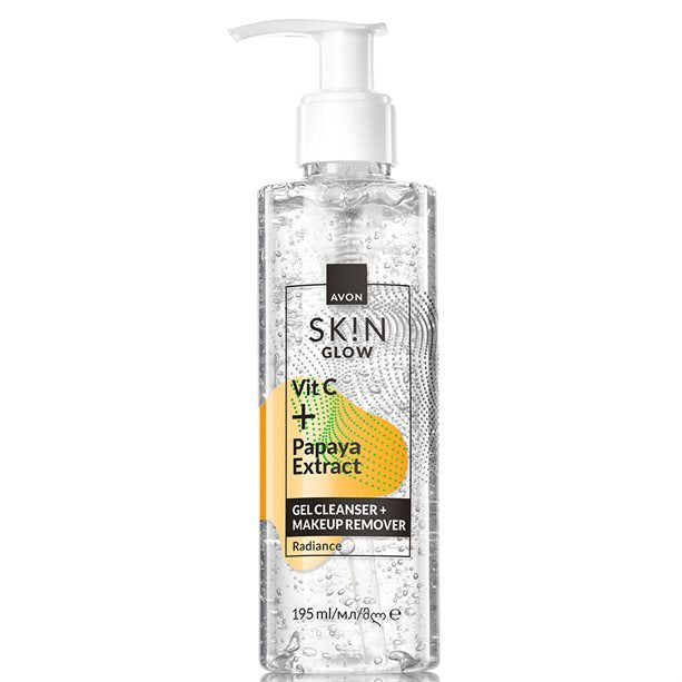 Avon SKIN Glow Jel Temizleyici + Makyaj Temizleyici