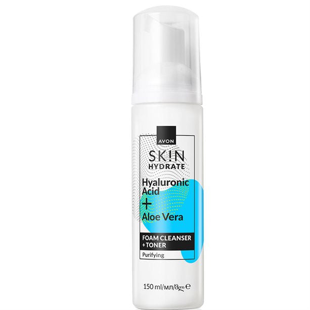 Avon SKIN Nemlendirici Köpük Temizleyici + Tonik 150ml
