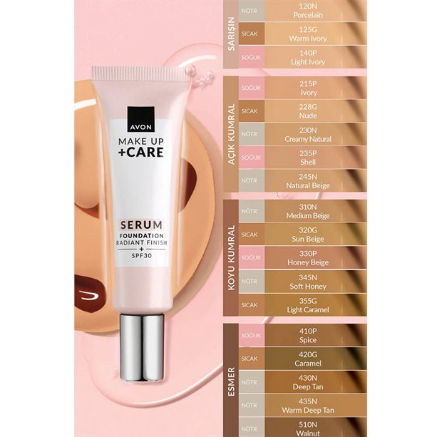 MAKE UP + CARE 3’ü 1 Arada Serum Fondöten