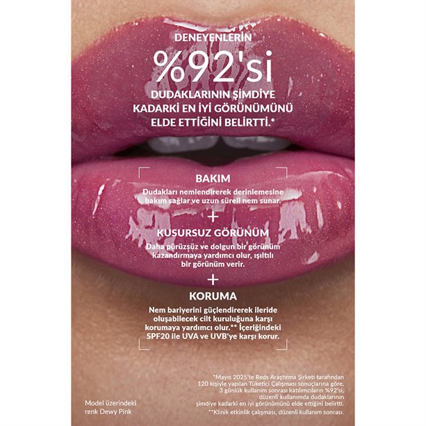 Make Up + Care Peptit İçeren Serum Gloss Dudak Parlatıcısı