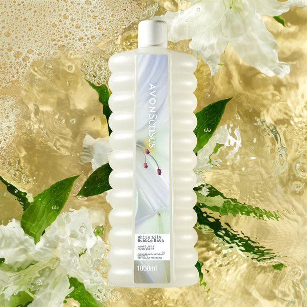 Senses Beyaz Zambak Kokulu Banyo Köpüğü 1000ml