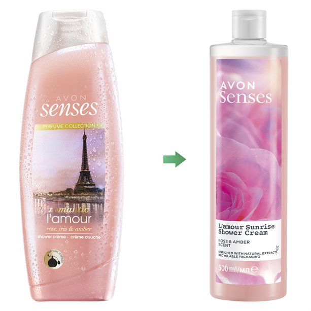 Senses L'amour Sunrise Kremsi Duş Jeli 500ml