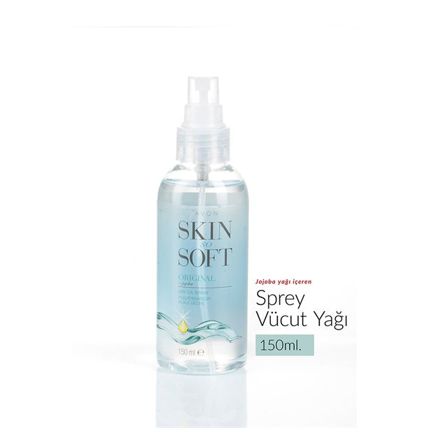 Skin So Soft Jojoba Yağı İçeren Sprey Vücut Yağı 150ml