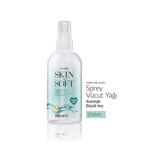 Skin So Soft Jojoba Yağı İçeren Sprey Vücut Yağı 250ml
