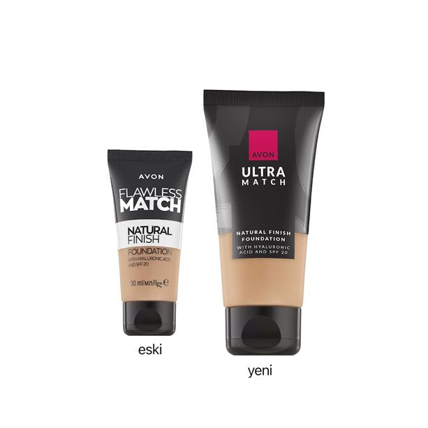 Ultra Match Doğal Bitişli Fondöten 30ml